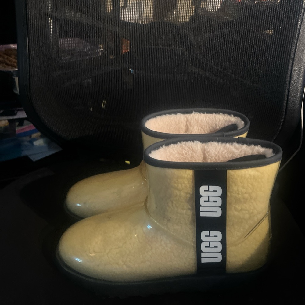 UGG Kids Bright Yellow Boots